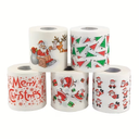 Christmas Toilet Paper | Scroll with Santa Claus pattern