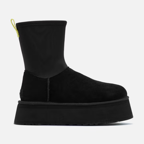 UGG Dames Classic Dipper Plateaulaarzen Zwart, foto 1