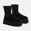 UGG Dames Classic Dipper Plateaulaarzen Zwart, foto 2