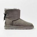 UGG Dames Mini Bailey Bow II Enkellaarzen Grijs, foto 1