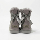 UGG Dames Mini Bailey Bow II Enkellaarzen Grijs, foto 3
