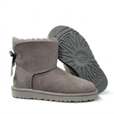UGG Dames Mini Bailey Bow II Enkellaarzen Grijs, foto 4