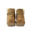 UGG Dames Mini Bailey Button Enkellaarzen Bruin, foto 3