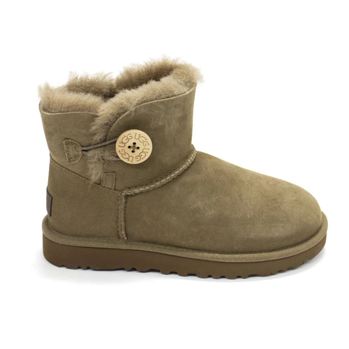 UGG Dames Mini Bailey Enkellaarzen Groen, foto 1