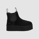 UGG Dames Neumel Chelsea Plateaulaarzen Zwart Suède, foto 1