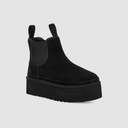 UGG Dames Neumel Chelsea Plateaulaarzen Zwart Suède, foto 2