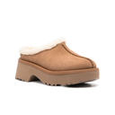 UGG Dames New Heights Suède Plateau Muiltjes, foto 2