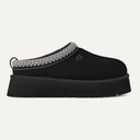 UGG Dames Tazz II Pantoffels Zwart Suède met Plateauzool, foto 1