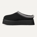 UGG Dames Tazz II Pantoffels Zwart Suède met Plateauzool, foto 4